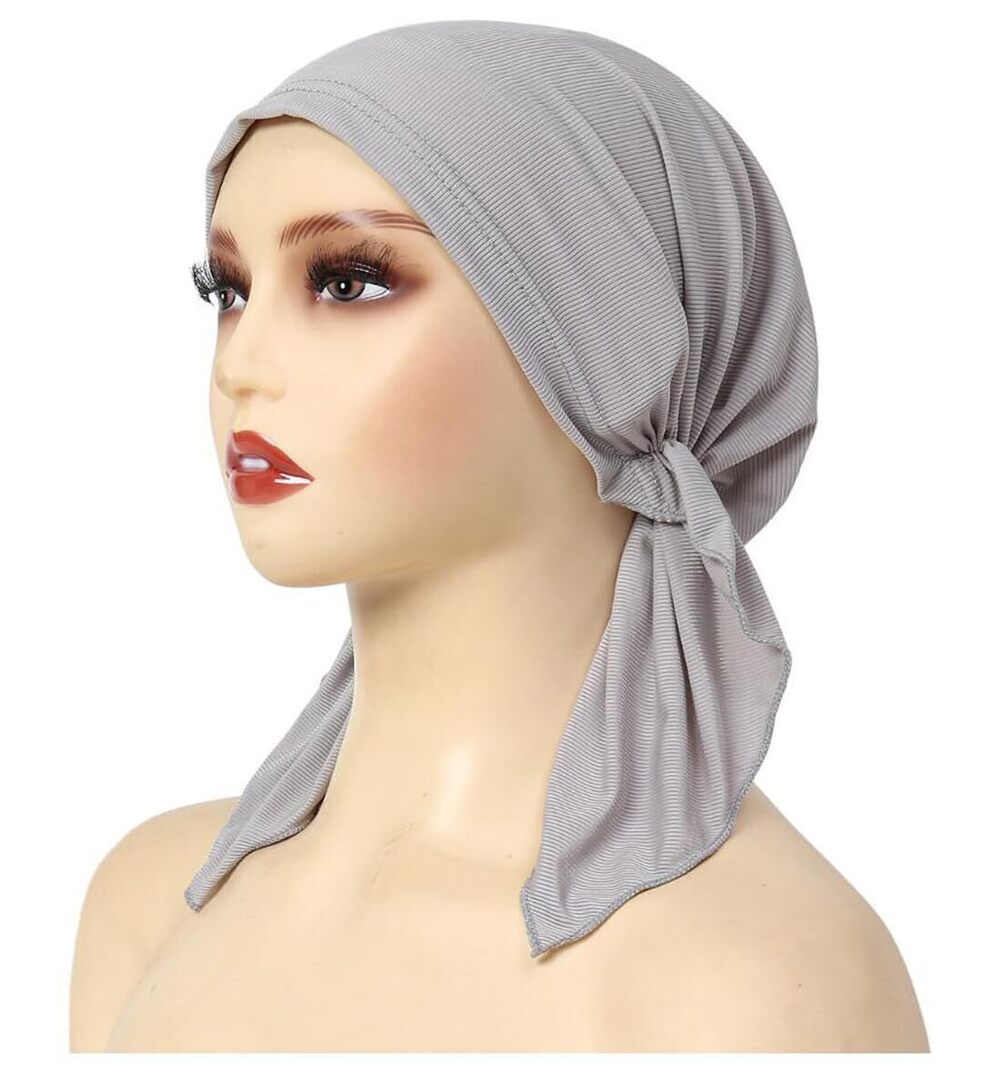 5941 3pack Head Scarf Elastic Pre-Tied Head Scarves Beanies Covers Cap - Picture 3 of 8